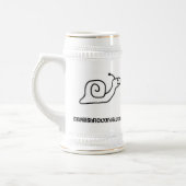 Stein - besonders angefertigt bierglas (Links)