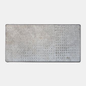 Stein-Beton-Grau Schreibtischunterlage (Vorderseite)