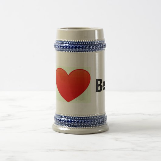 Stein Bier der Liebe I Bierglas (Mittel)