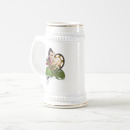 STEIN BIERGLAS (Vorderseite Links)