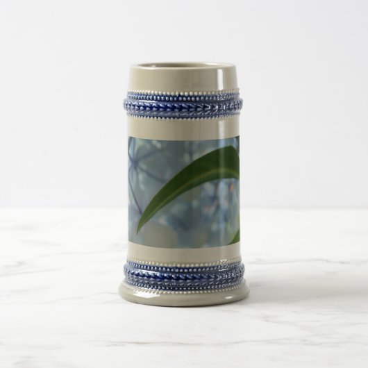 Stein Blue Floral Hydrangea Blume Steins Bierglas (Mittel)