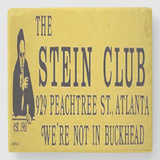 Stein Club, Stein Club Atlanta, Stein Club Steinuntersetzer (Vorderseite)