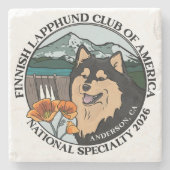 Stein-Coaster-Farbe Steinuntersetzer (Vorderseite)