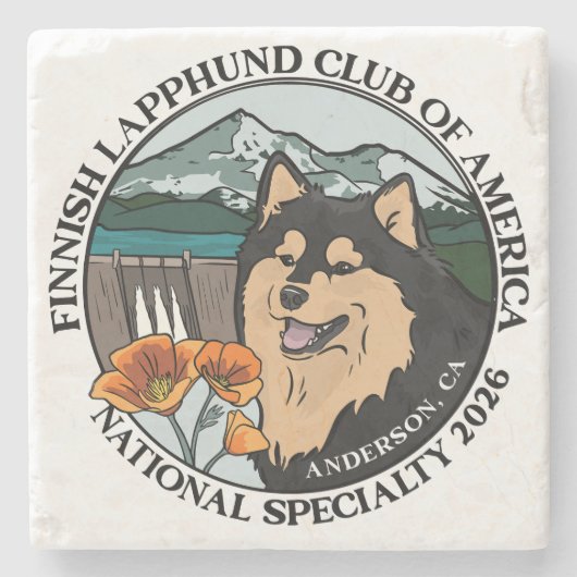 Stein-Coaster-Farbe Steinuntersetzer (Vorderseite)