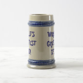 Stein - "der BESTSTE VATER der WELT! " Bierglas (Mittel)