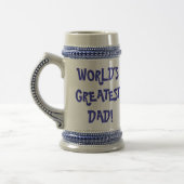 Stein - "der BESTSTE VATER der WELT! " Bierglas (Links)