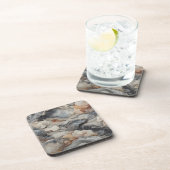 Stein Design Kork Untersetzer Set aus 6 (Rechte Seite)