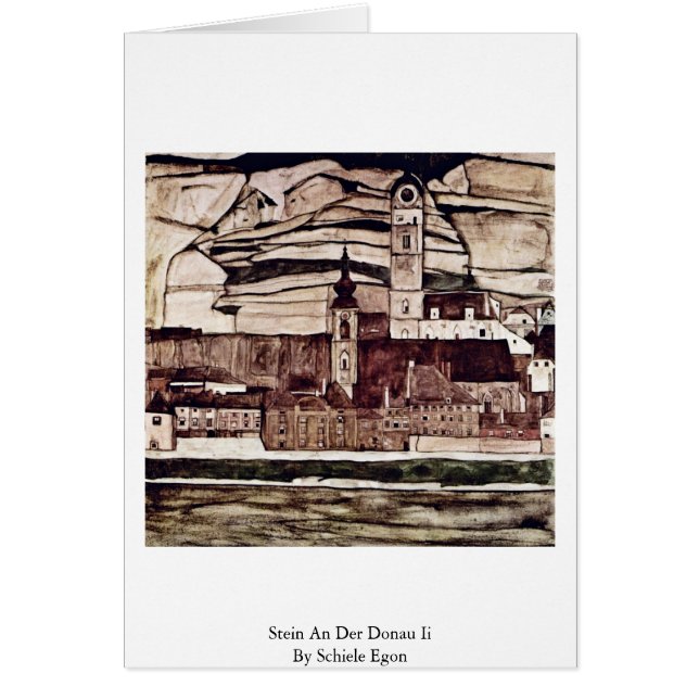 Stein ein Der Donau II durch Schiele Egon (Vorne)