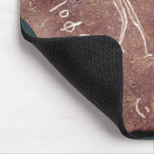 Stein eingeschrieben mit einem Tänzer Mousepad (Ecke)