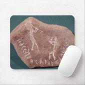 Stein eingeschrieben mit einem Tänzer Mousepad (Mit Mouse)