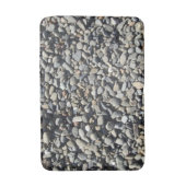 Stein - Erbsenkies Basalt Badematte (Vorderseite Vertikal)