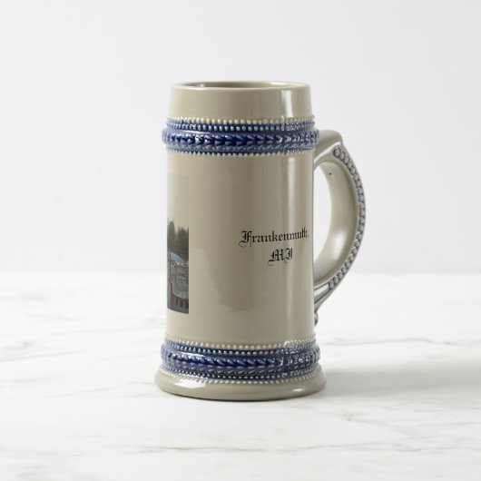 Stein Frankenmuth, MI Bierglas (VorderseiteRechts)