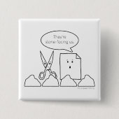 Stein-Gesicht Knopf Button (Vorderseite)