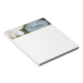 Stein graviert, Zweck - KLEINER Notepad Notizblock (angewinkelt)