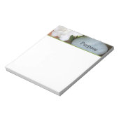 Stein graviert, Zweck - KLEINER Notepad Notizblock (Rotiert)