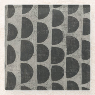 Stein - Halbrunde Glasuntersetzer