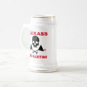 Stein - JACKASS, The Martini Bierglas (Vorderseite Links)