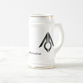 Stein-Kaffee-Tasse v2 Bierglas (VorderseiteRechts)