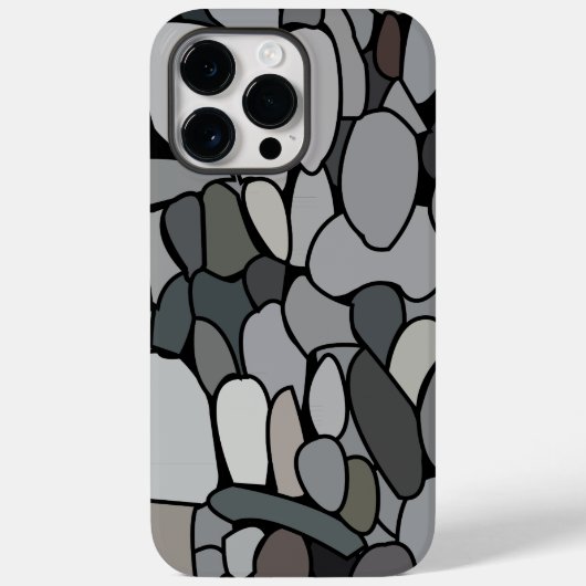 Stein Kiesel Case-Mate iPhone Hülle (Rückseite)