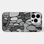 Stein Kiesel iPhone Hülle (Rückseite (Horizontal))