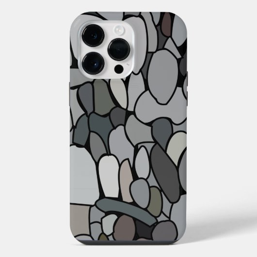 Stein Kiesel iPhone Hülle (Rückseite)