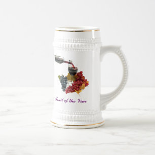 Stein-Krug Frucht der Rebe Bierglas