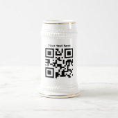 Stein/Krug (kundenspezifischer Text) Bierglas (Mittel)