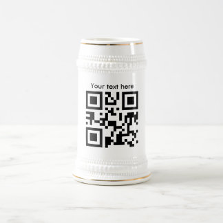 Stein/Krug (kundenspezifischer Text) Bierglas