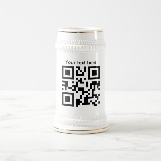 Stein/Krug (kundenspezifischer Text) Bierglas (Mittel)