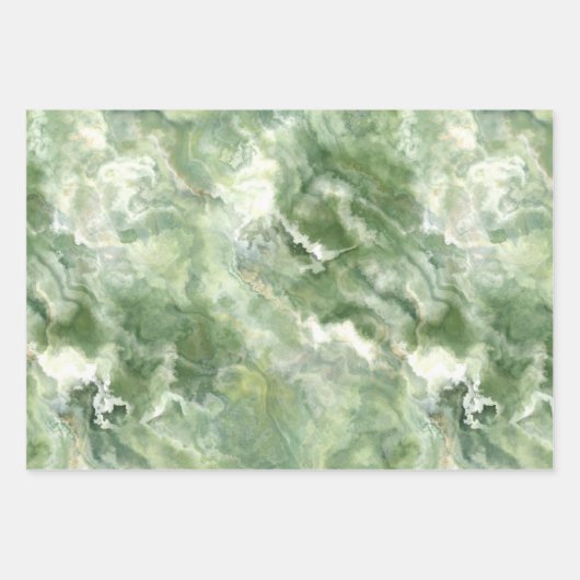 Stein-Marmor-Design Wrapping Paper Sheets Geschenkpapier Set (Vorderseite 2)