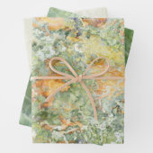 Stein-Marmor-Design Wrapping Paper Sheets Geschenkpapier Set (Beispiel)