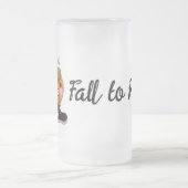 Stein Mattglas Bierglas (Mittel)