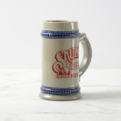 Stein mit Schädel-Tal, Arizona-Logo Bierglas (VorderseiteRechts)