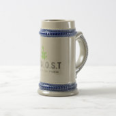 Stein Mug(Gray/Blue) Bierglas (VorderseiteRechts)