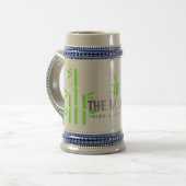 Stein Mug(Gray/Blue) Bierglas (Vorderseite Links)