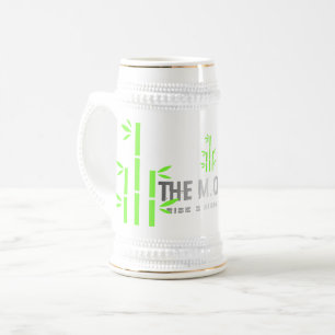 Stein Mug(Weiß/Gold) Bierglas