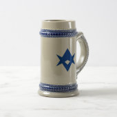 Stein Mug with Flag of Toyota City, Japan Bierglas (VorderseiteRechts)
