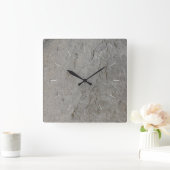 STEIN | Naturbild Quadratische Wanduhr (Zuhause)