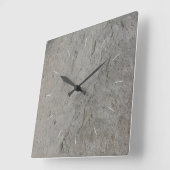 STEIN | Naturbild Quadratische Wanduhr (Winkel)
