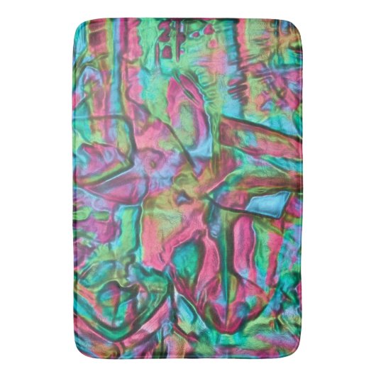 Stein oder geruchelt mit sanft seidigen Farbtönen Badematte (Vorderseite Vertikal)