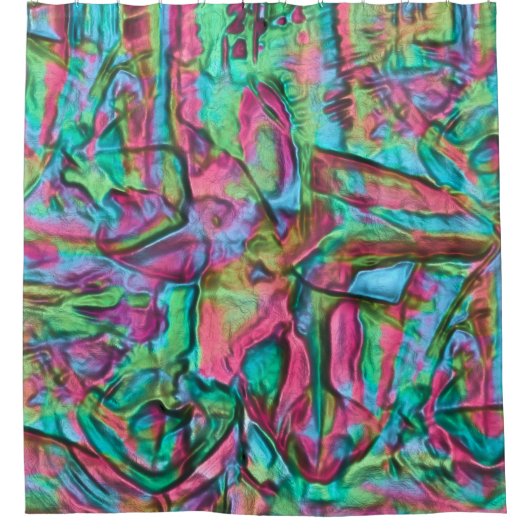 Stein oder geruchelt mit sanft seidigen Farbtönen Duschvorhang (Vorderseite)