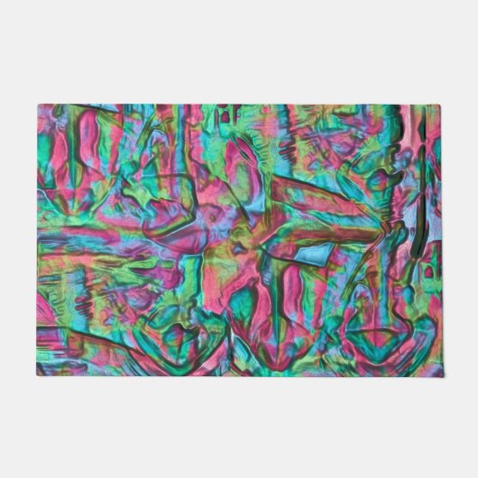 Stein oder geruchelt mit sanft seidigen Farbtönen Fußmatte (Vorderseite)