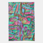 Stein oder geruchelt mit sanft seidigen Farbtönen Geschirrtuch (Vertikal)