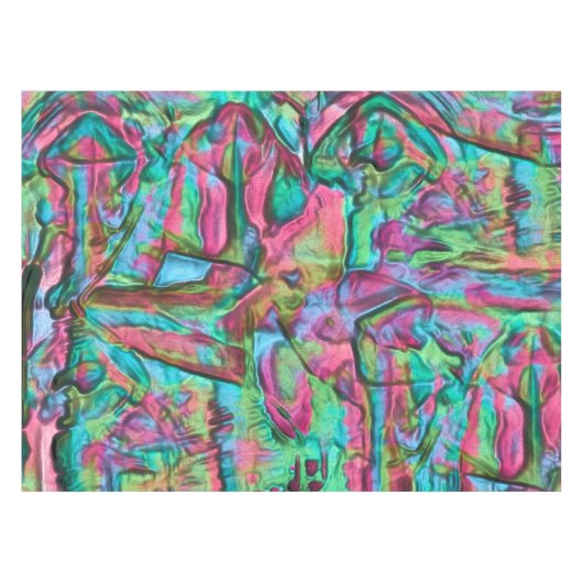 Stein oder geruchelt mit sanft seidigen Farbtönen Tischdecke (Vorderseite (Horizontal))