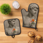 Stein Ofenhandschuh & Topflappen-Set (Oben Unten)
