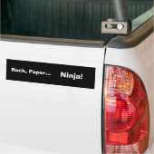 Stein, Papier... Ninja! Autoaufkleber (Auf Lkw)