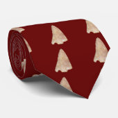 Stein Pfeilspitze stone arrowhead Krawatte (Gerollt)