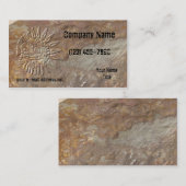 Stein prägeartiges MayaEagle Visitenkarte (Vorne/Hinten)