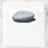 Stein Rechteckiger Aufkleber (Tasche)