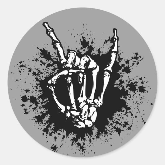 Stein Runder Aufkleber (Vorderseite)